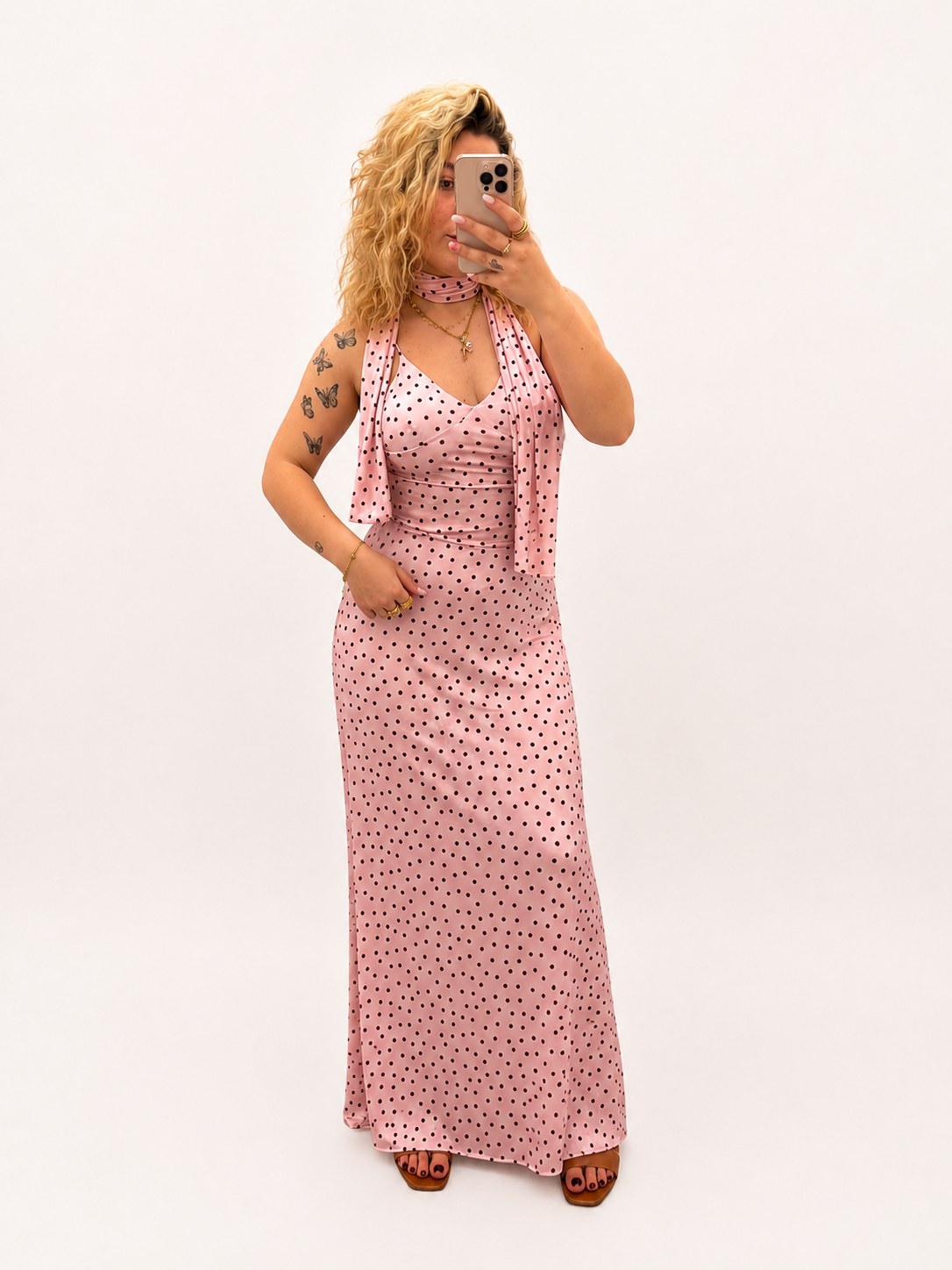 POLKA MAXI dress