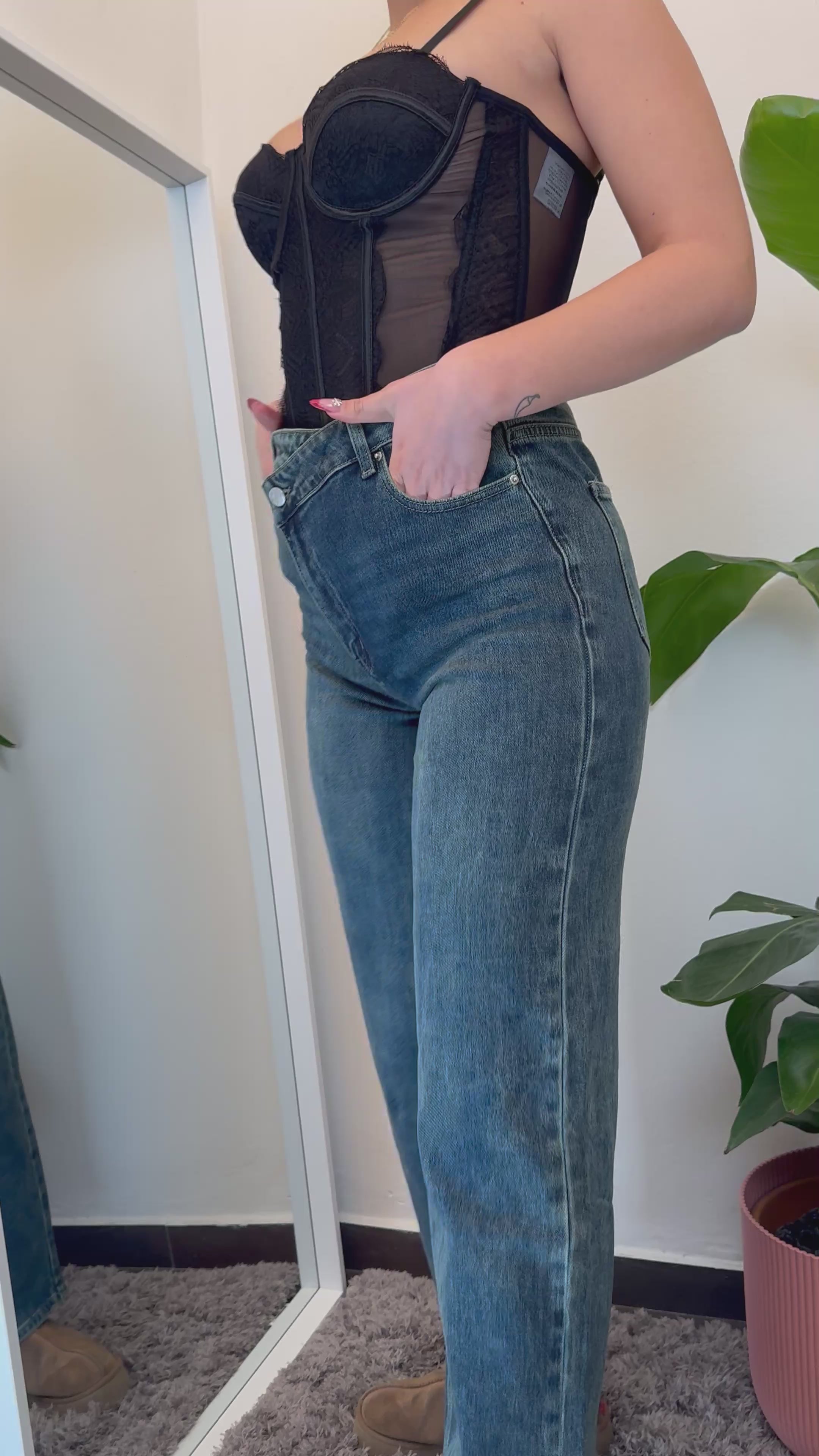 Jeans diagonal